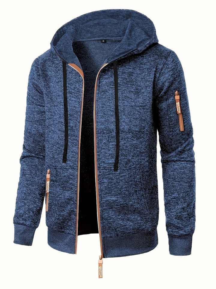 Axiomcraft - Long Sleeve Zip-Up Hoodie