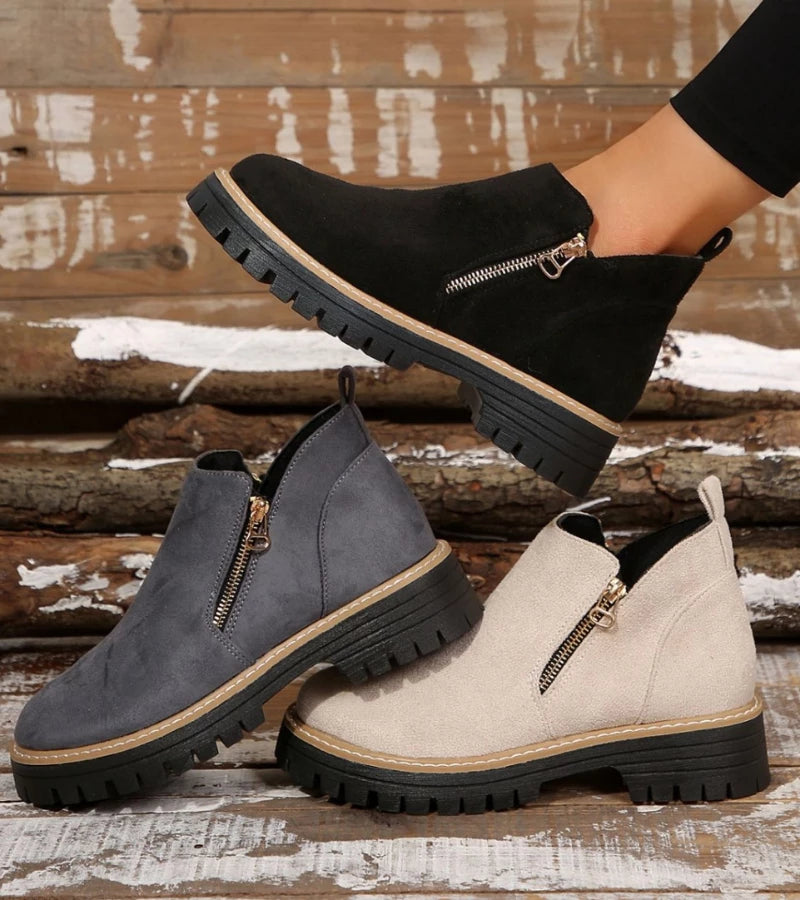 Idalisora - Orthopedic Side Zipper Boot