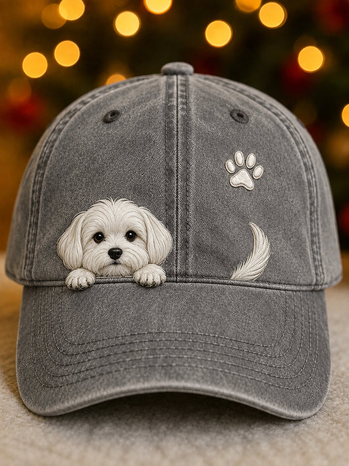 Optiline - Cute Dog Graphic Adjustable Cap