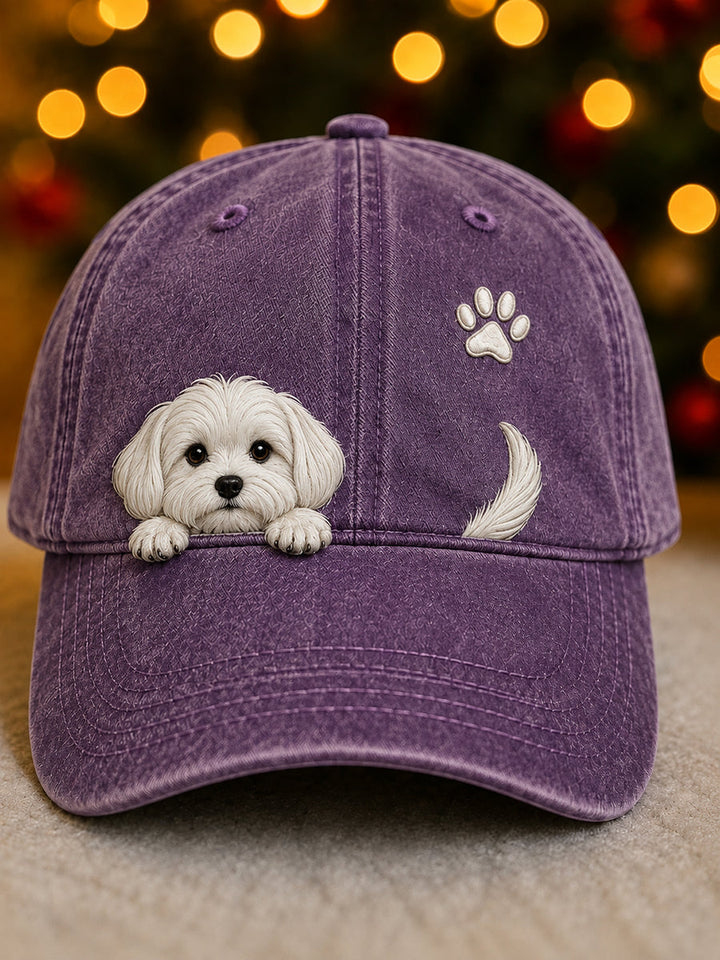 Optiline - Cute Dog Graphic Adjustable Cap