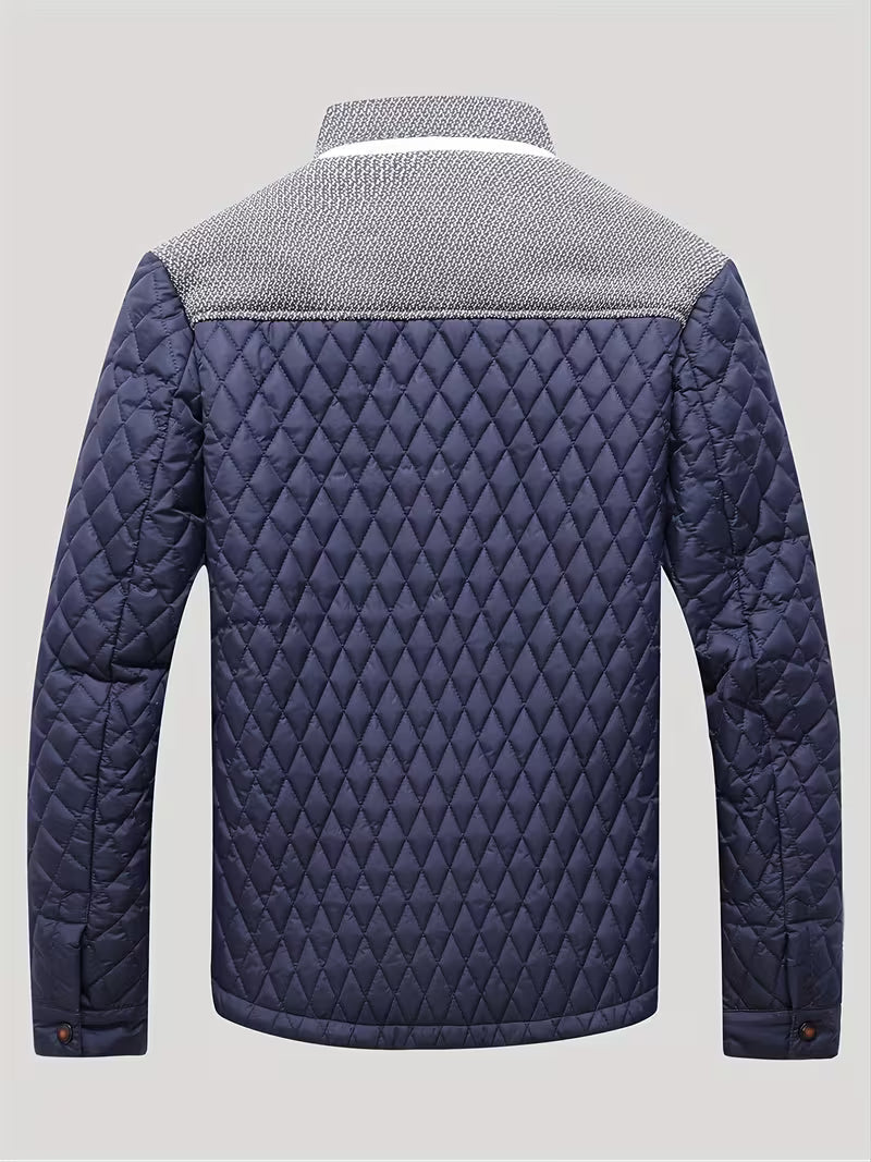 Raffin - Diamond Patchwork Puffer Jacket
