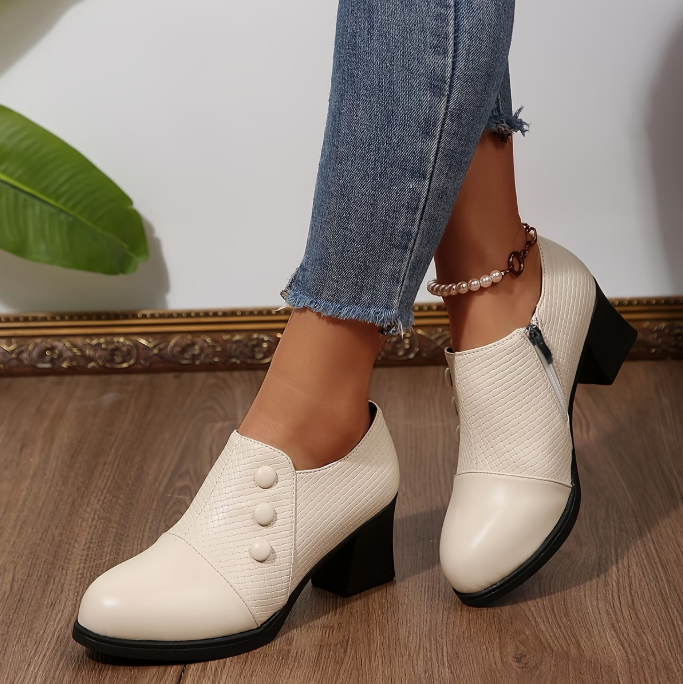 Elenuiana - Comfortable Pumps With Zipper