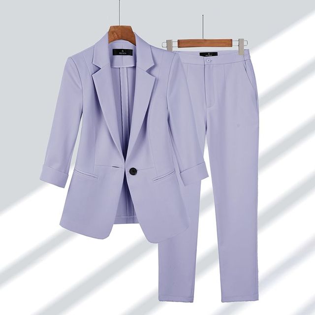 Linniya - Two-Piece Blazer And Pant Set