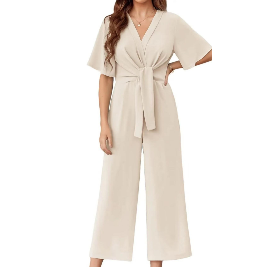 Gracie - Elegant Summer Dress With Lace Knot