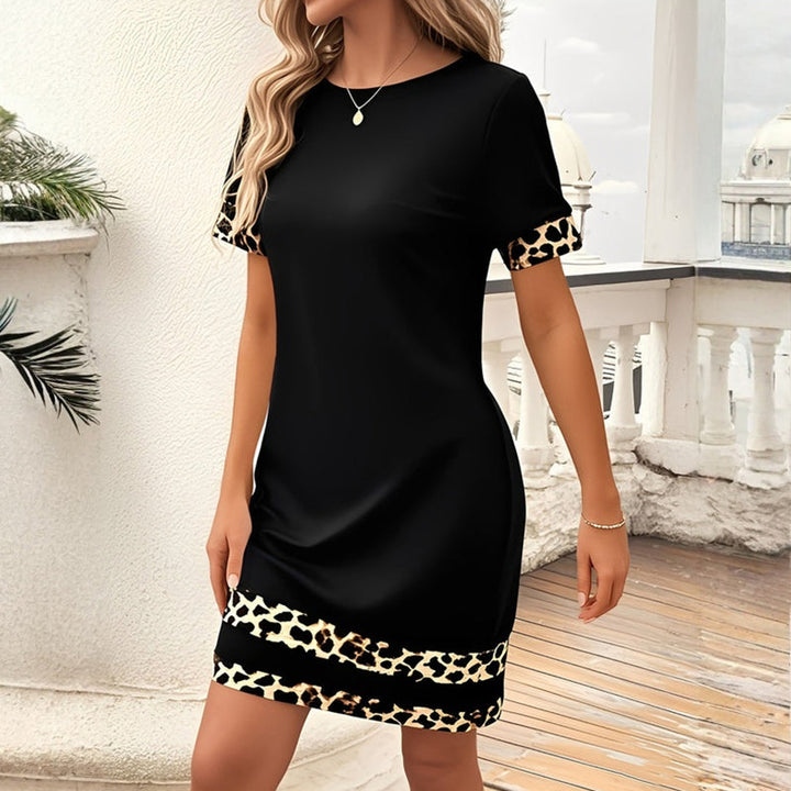 Leoza - Vintage Leopard Print Dress