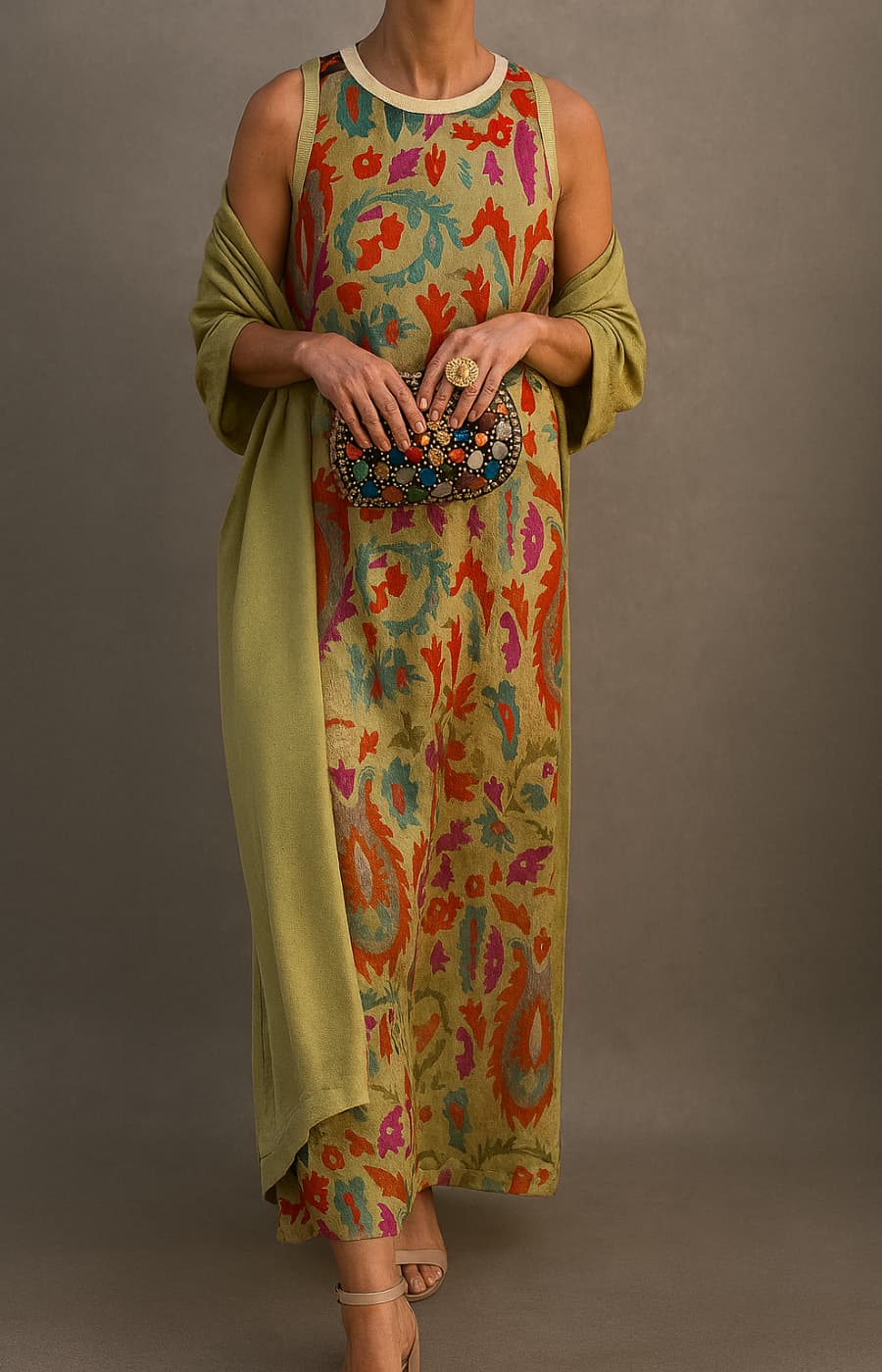 Irmtraut - Rich Pattren Printed Dress