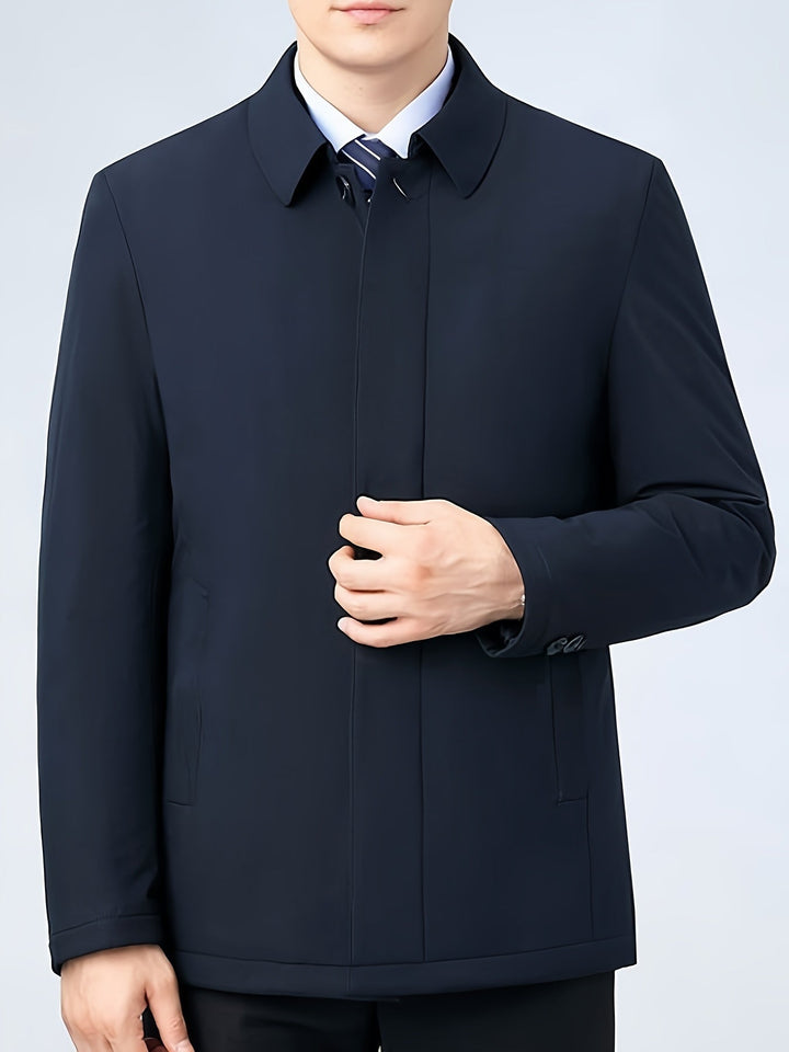 Cassimund - Commuter Jacket With Front Button Placket