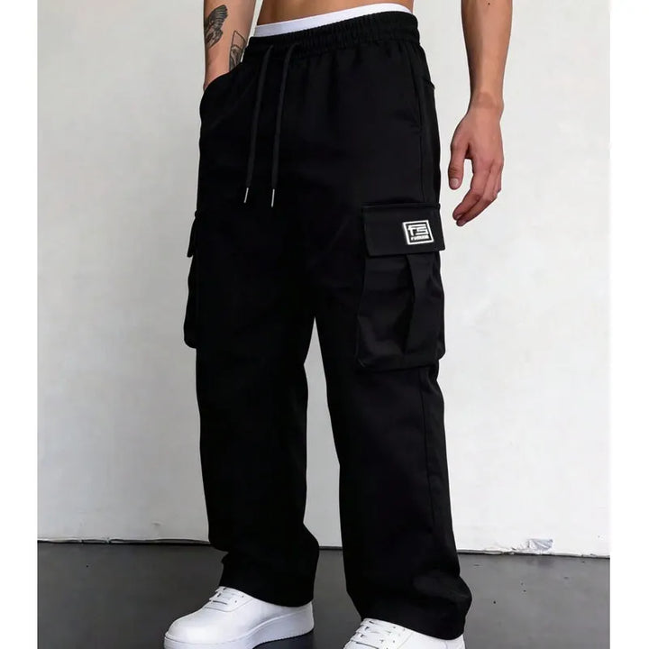 Zephyrtrace - Cargo Trousers With Drawstring Waist and Pockets