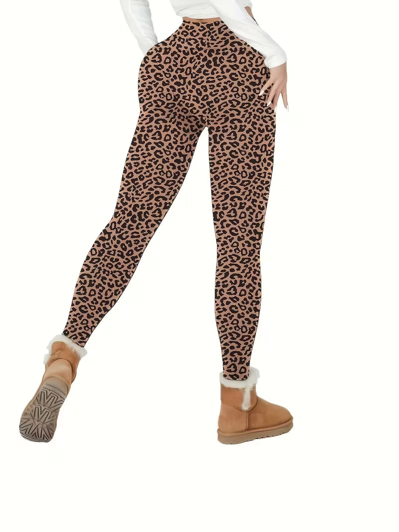 Clarelle - Thermal Fleece Lined High Waisted Leggings