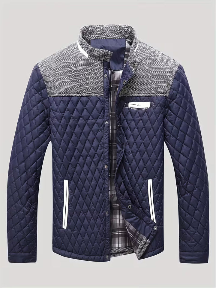 Raffin - Diamond Patchwork Puffer Jacket
