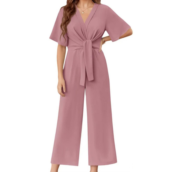 Gracie - Elegant Summer Dress With Lace Knot