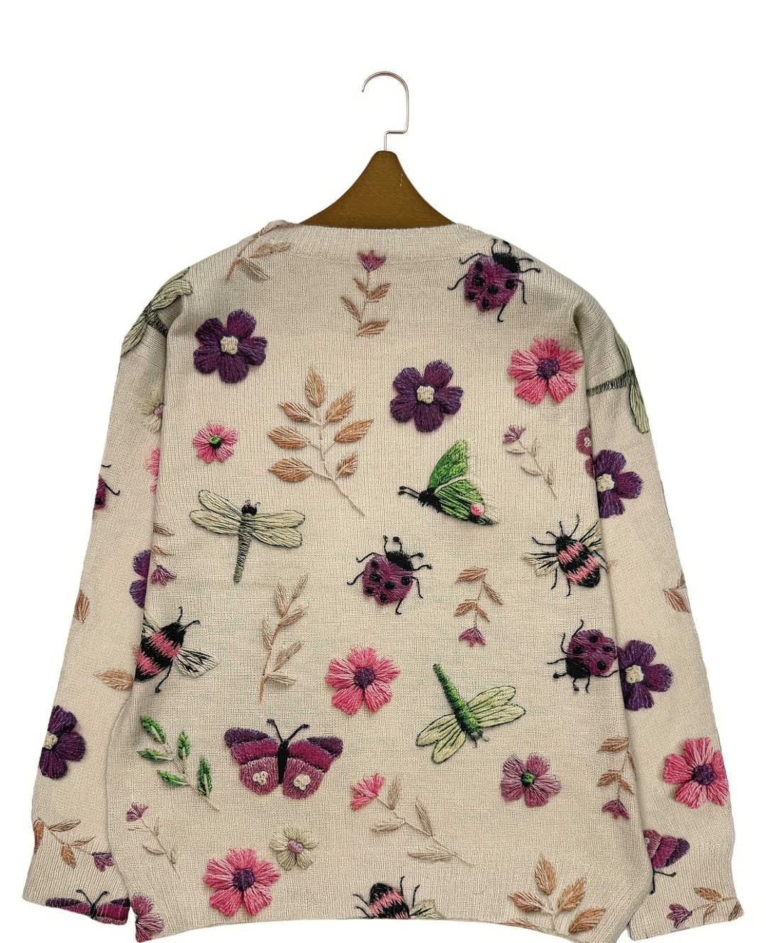 Neriita - Sweater With Floral and Insect Print