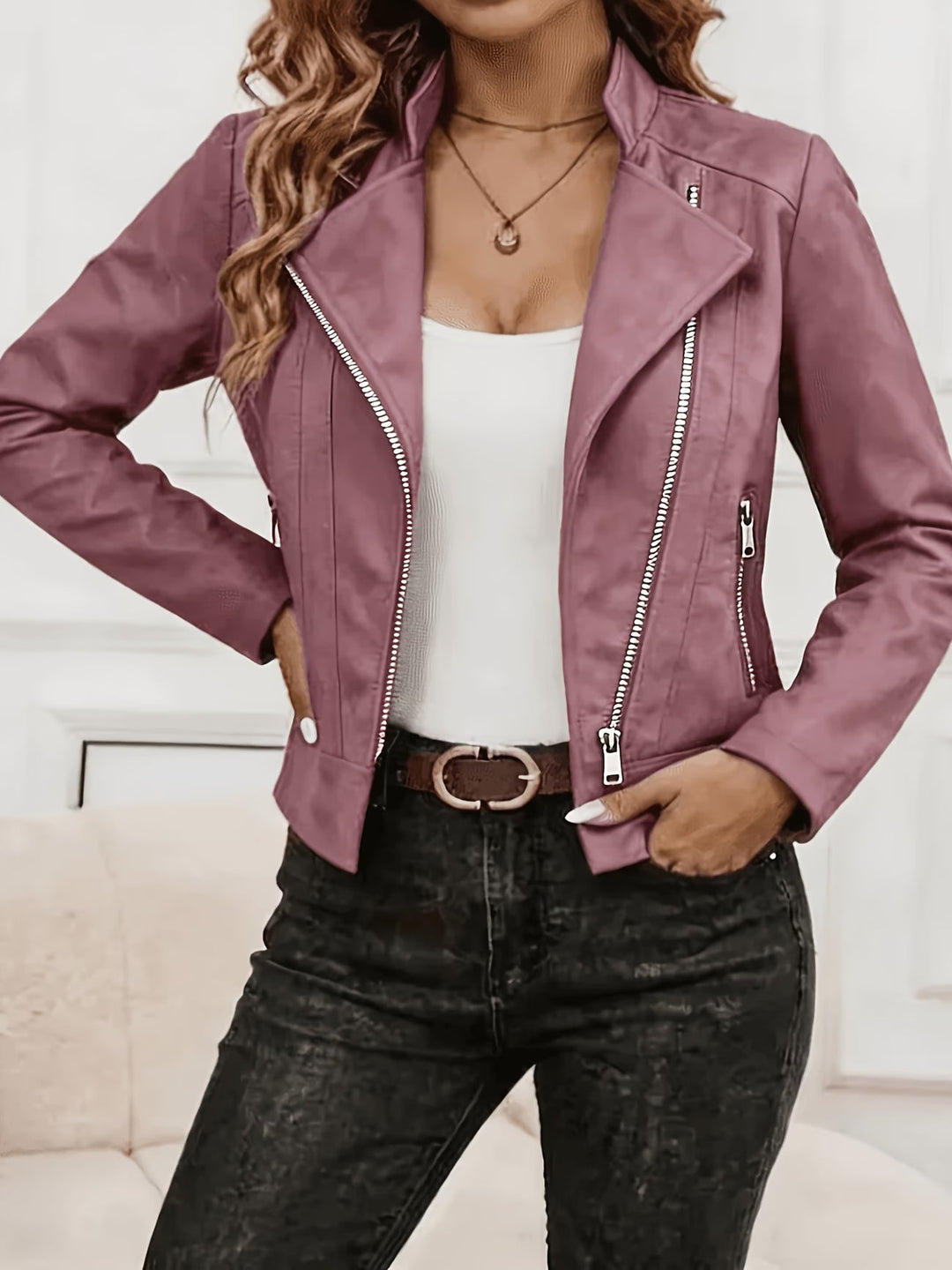 Loviiaula - Long Sleeve Zip-Up Jacket