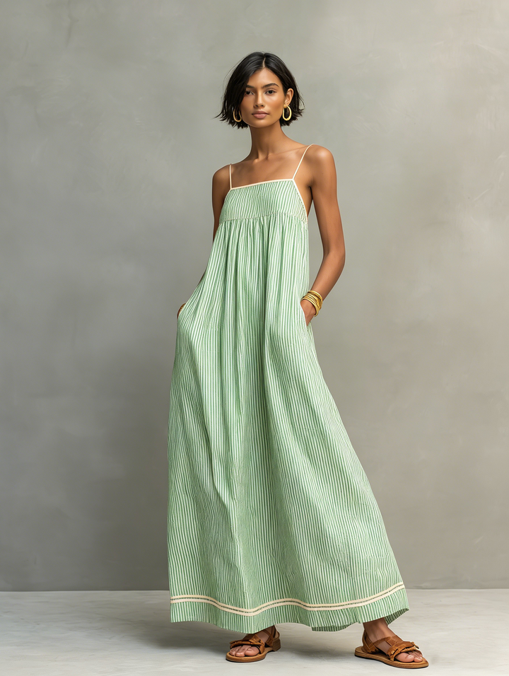 Aliyeva - Striped Maxi Dress
