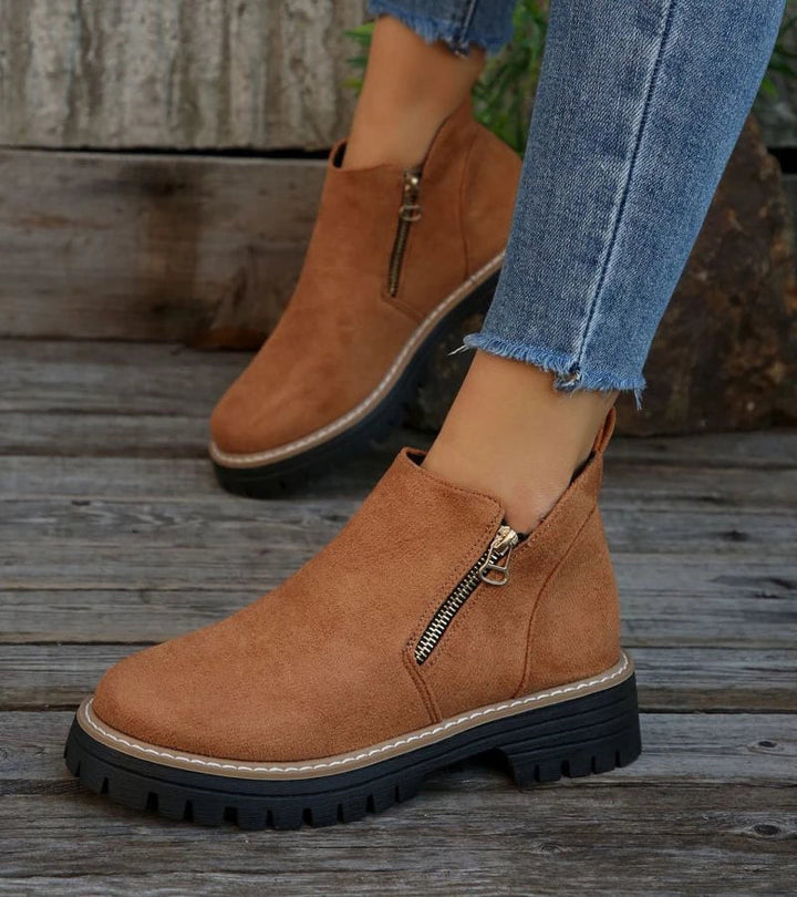 Idalisora - Orthopedic Side Zipper Boot