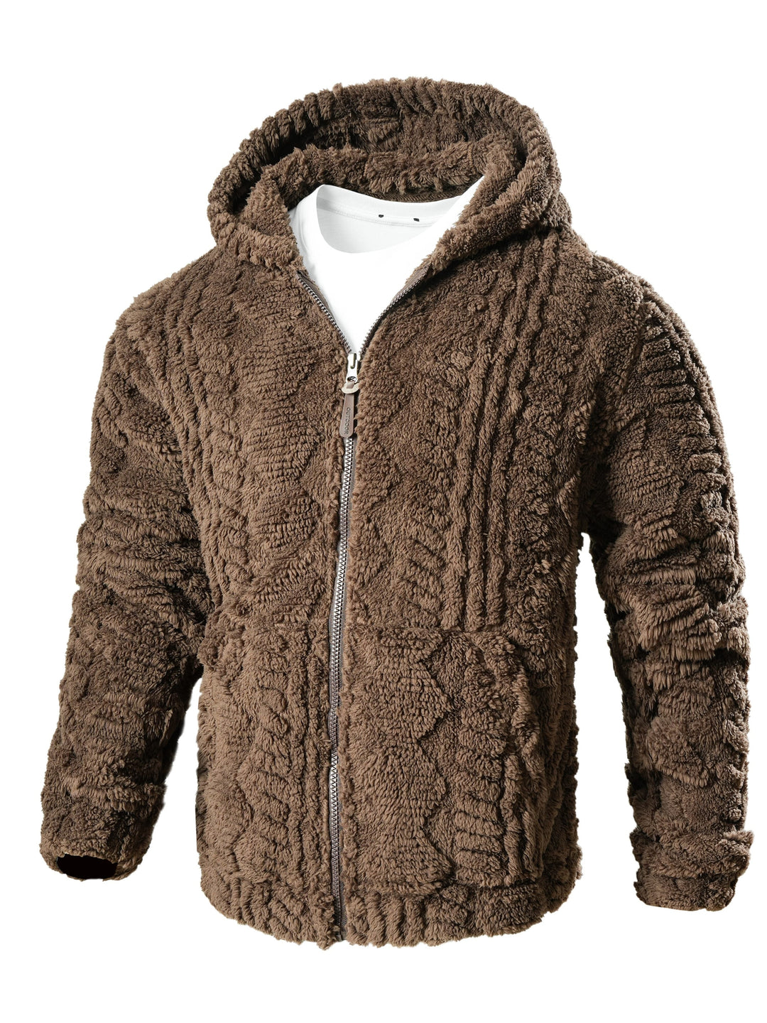 Stratosspan - Long Sleeve Hooded Jacket With Zipper