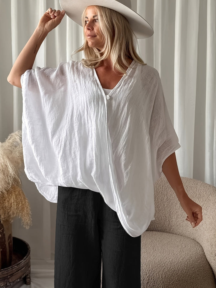 Vivioia - Bohemian Blouse With Loose Sleeve