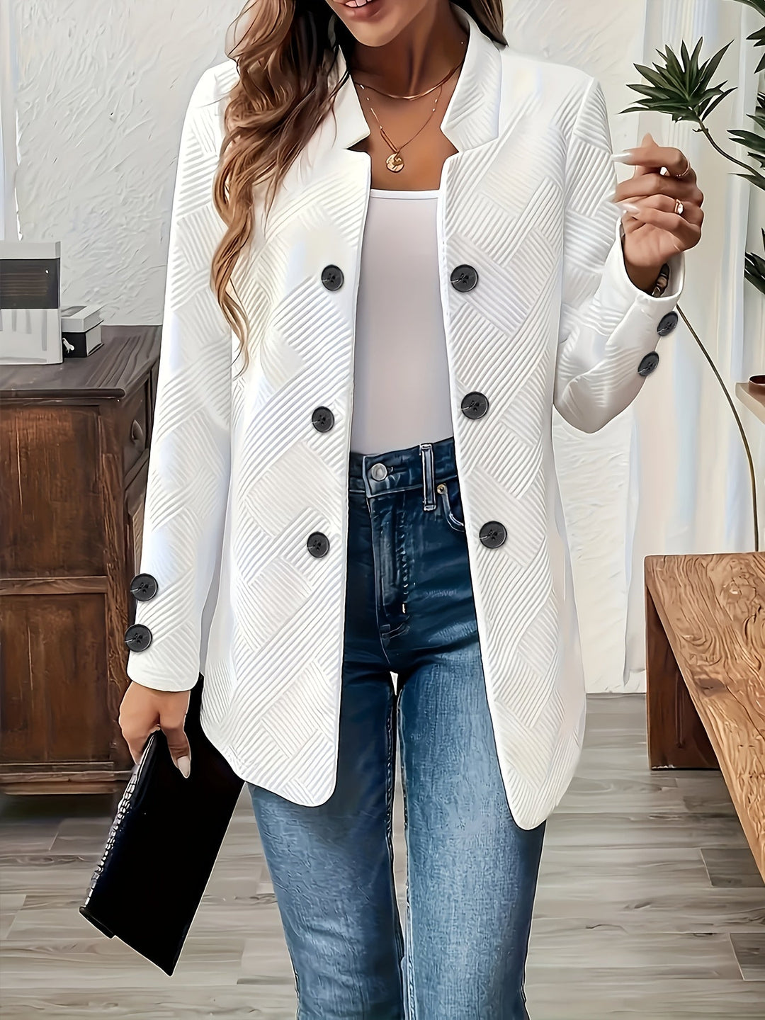 Marisenna - Long Sleeve Jacket With Pocket