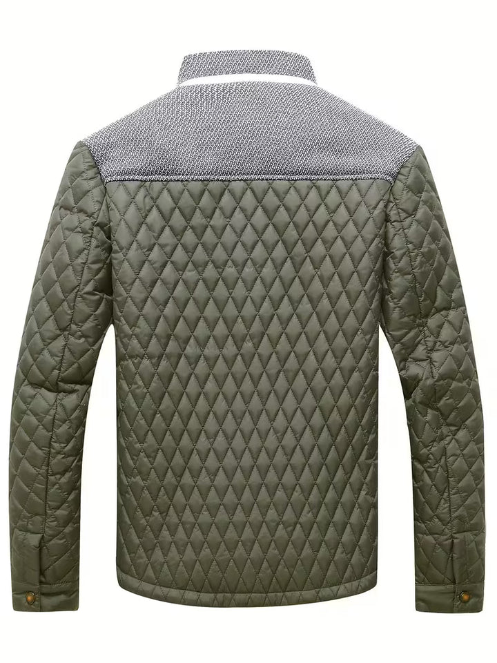 Raffin - Diamond Patchwork Puffer Jacket