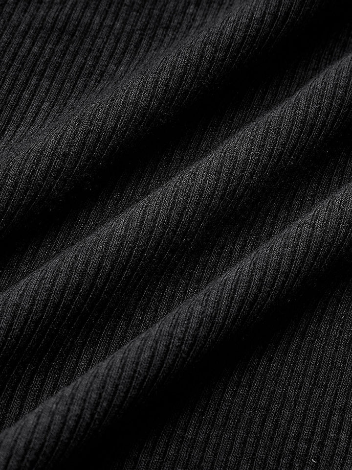 Tawia - Slim Fit Ribbed Long Sleeve Top