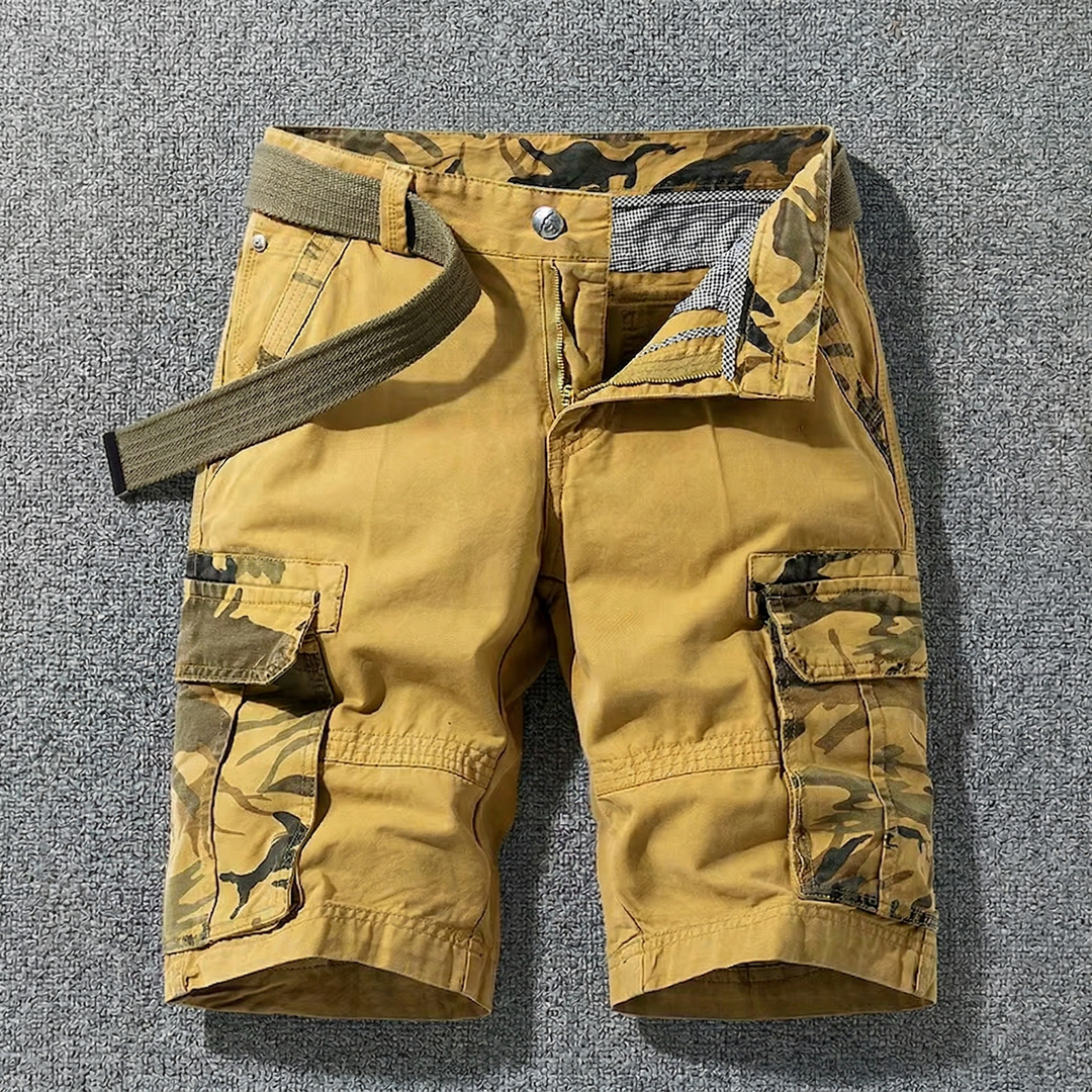Hedan - Cargo Shorts With A Belt