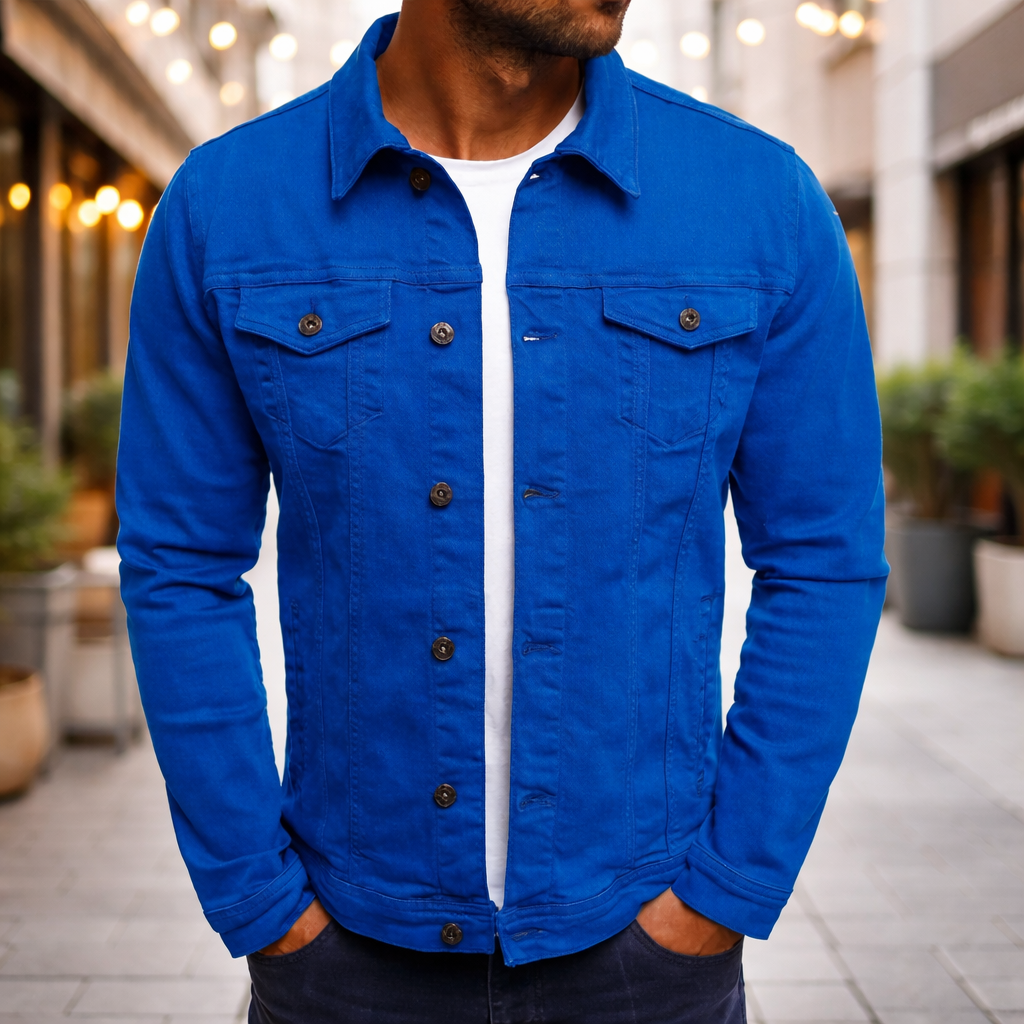 Steponas - Casual Heren Denim Jacket
