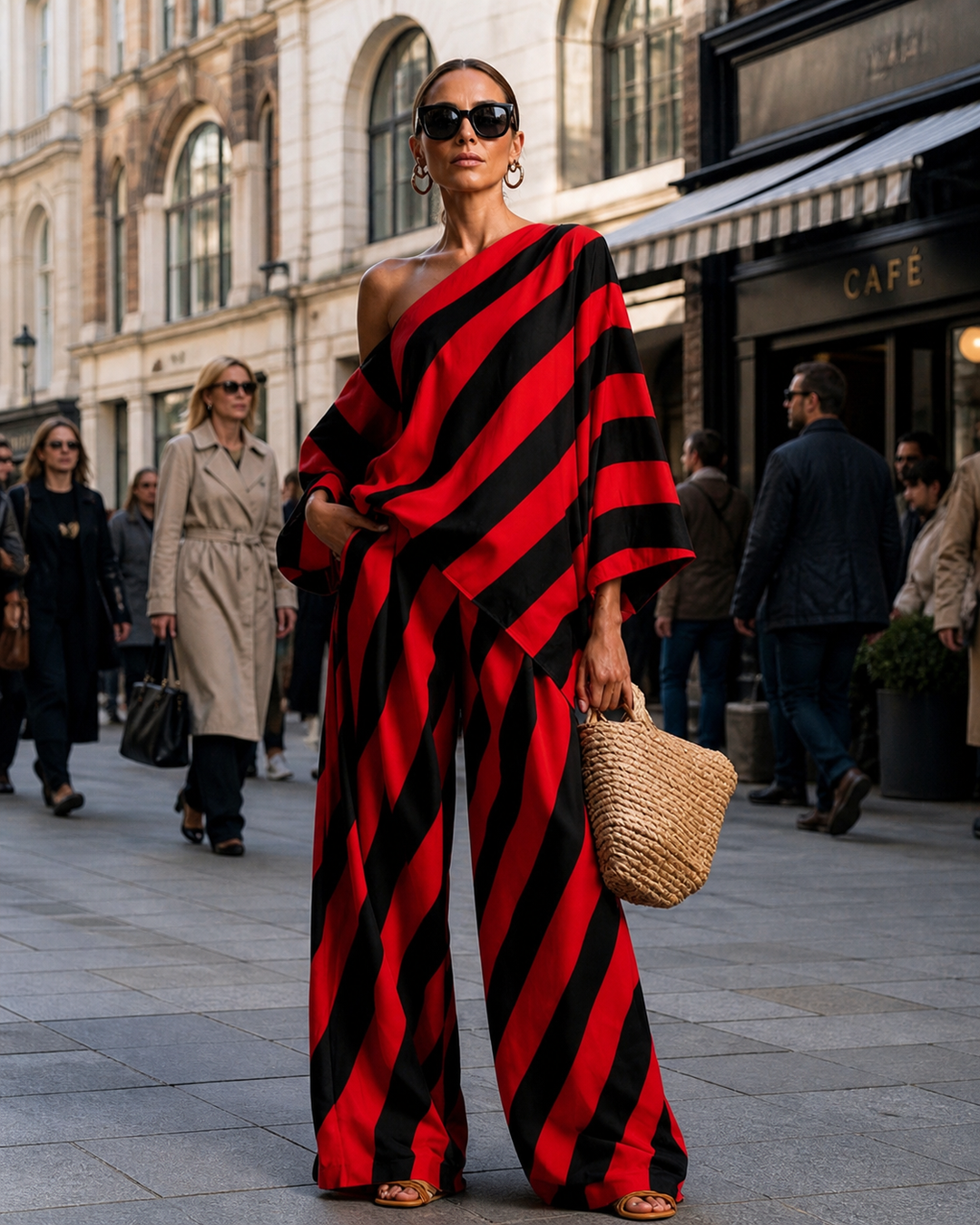 Franni - Luxe Striped Co-Ord Set