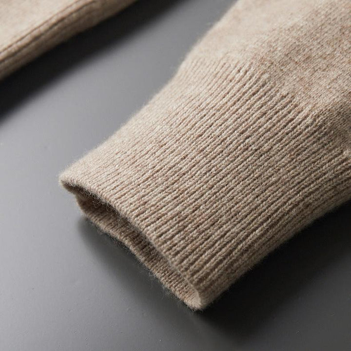 Valian - Elegant Zip-Up Wool Sweater