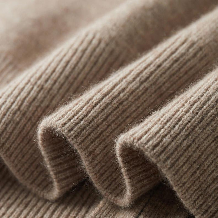 Valian - Elegant Zip-Up Wool Sweater