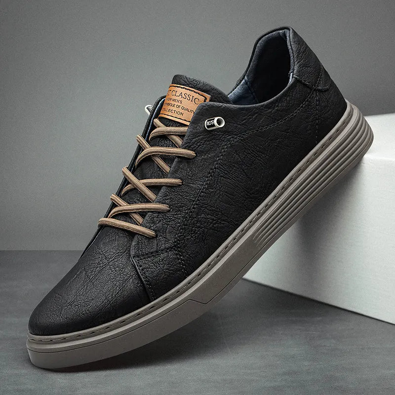 Axiomedge - Genuine Leather Sneakers