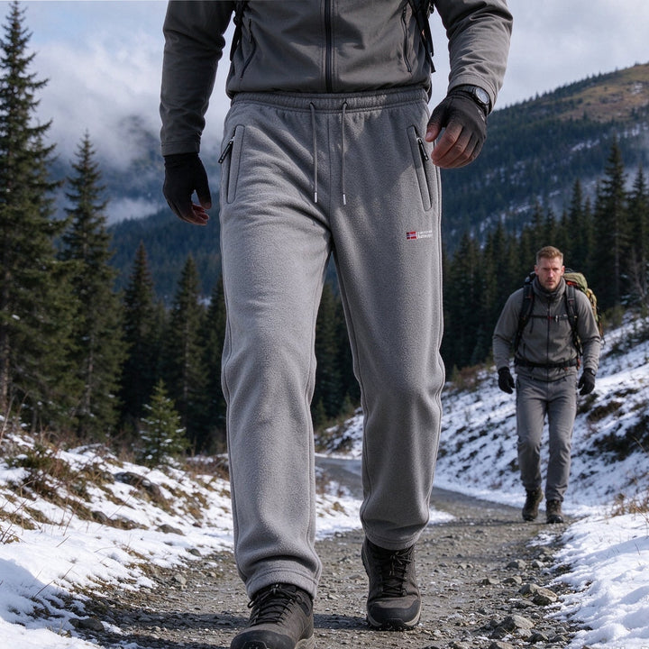 Spectorflow  - Fleece-Lined Pants With Drawstring and Zippered Pockets