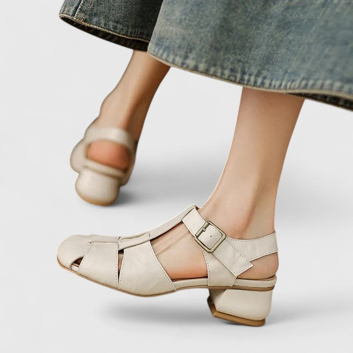 Kathy - Leader Sandal With Buckle Strap