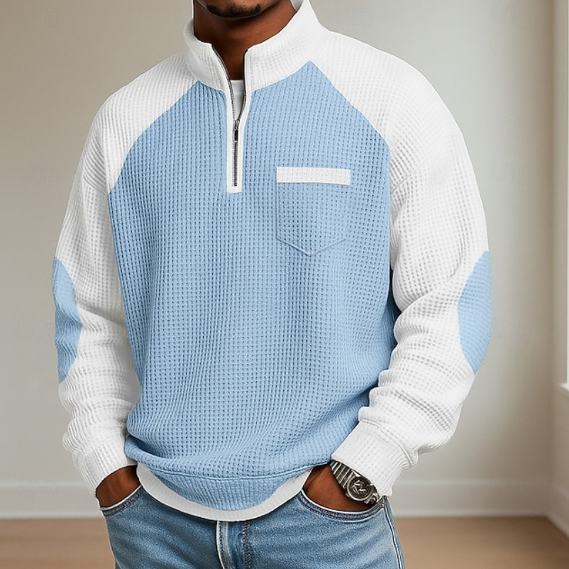 Dianine - Zip-up High Neck Sweater