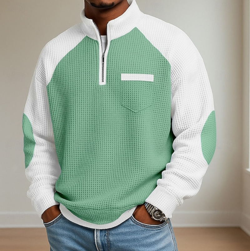 Dianine - Zip-up High Neck Sweater
