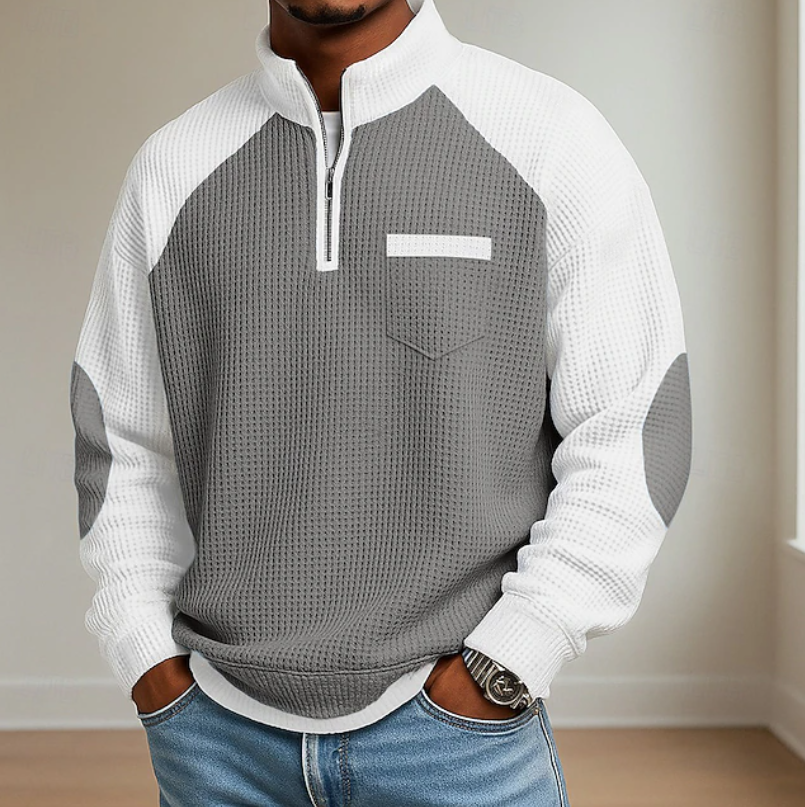 Dianine - Zip-up High Neck Sweater