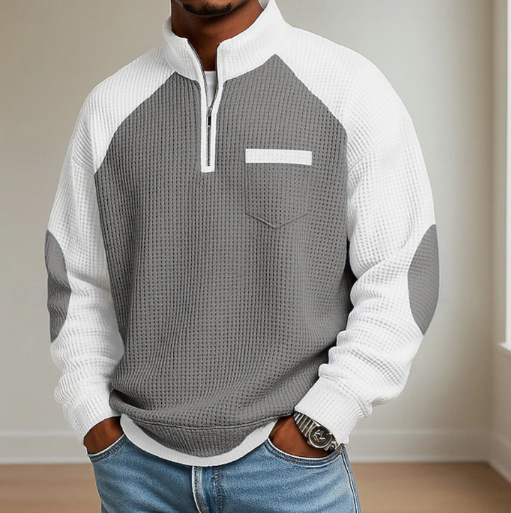 Dianine - Zip-up High Neck Sweater