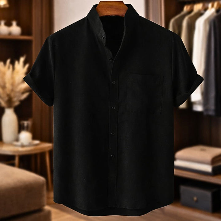 Sinzer - Short Sleeve Linen Shirt