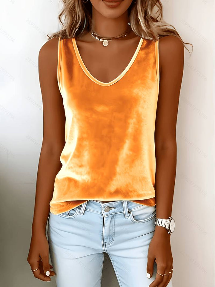 Geena - Fashionable V-Neck Vest