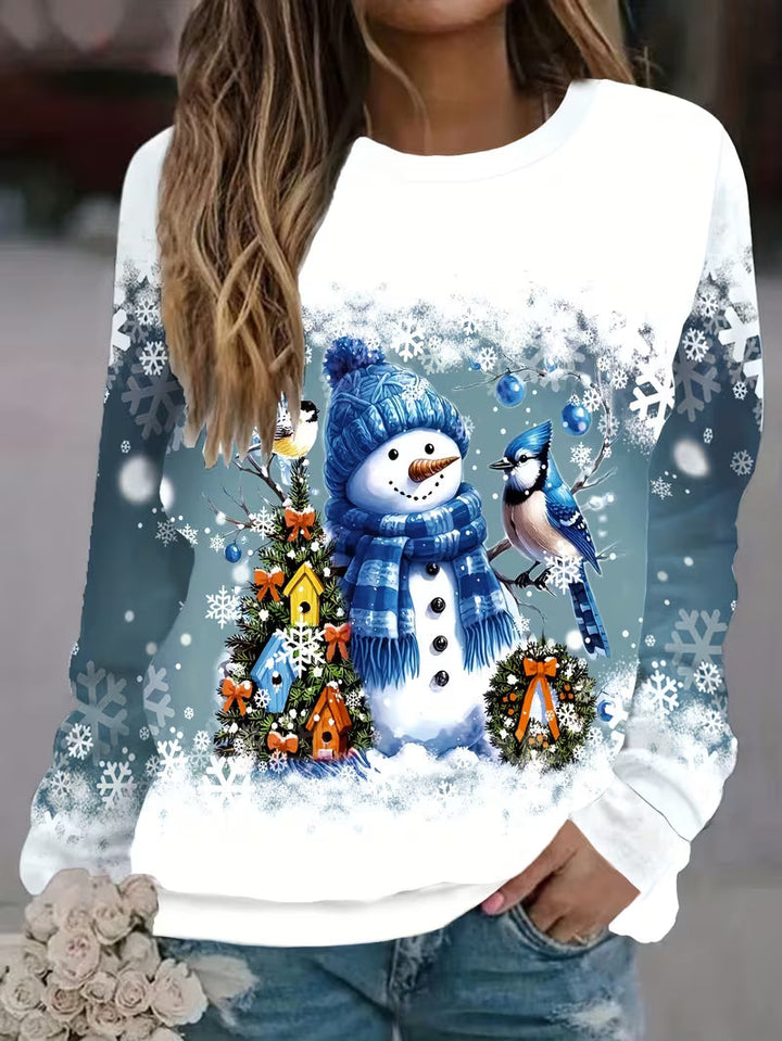 Roweyura - Cross-Border Printed Christmas Sweatshirt