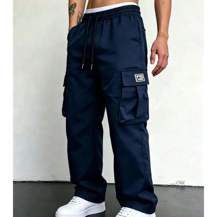 Zephyrtrace - Cargo Trousers With Drawstring Waist and Pockets