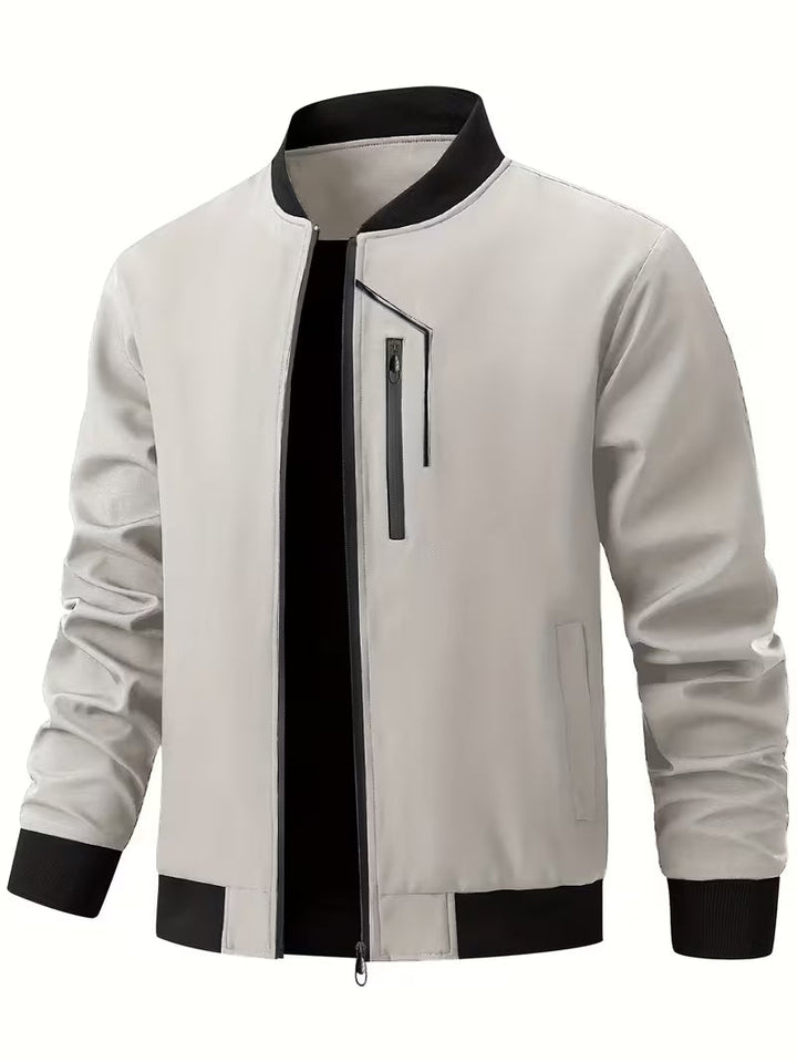 Baldis - Casual Bomber Jacket With Zipper