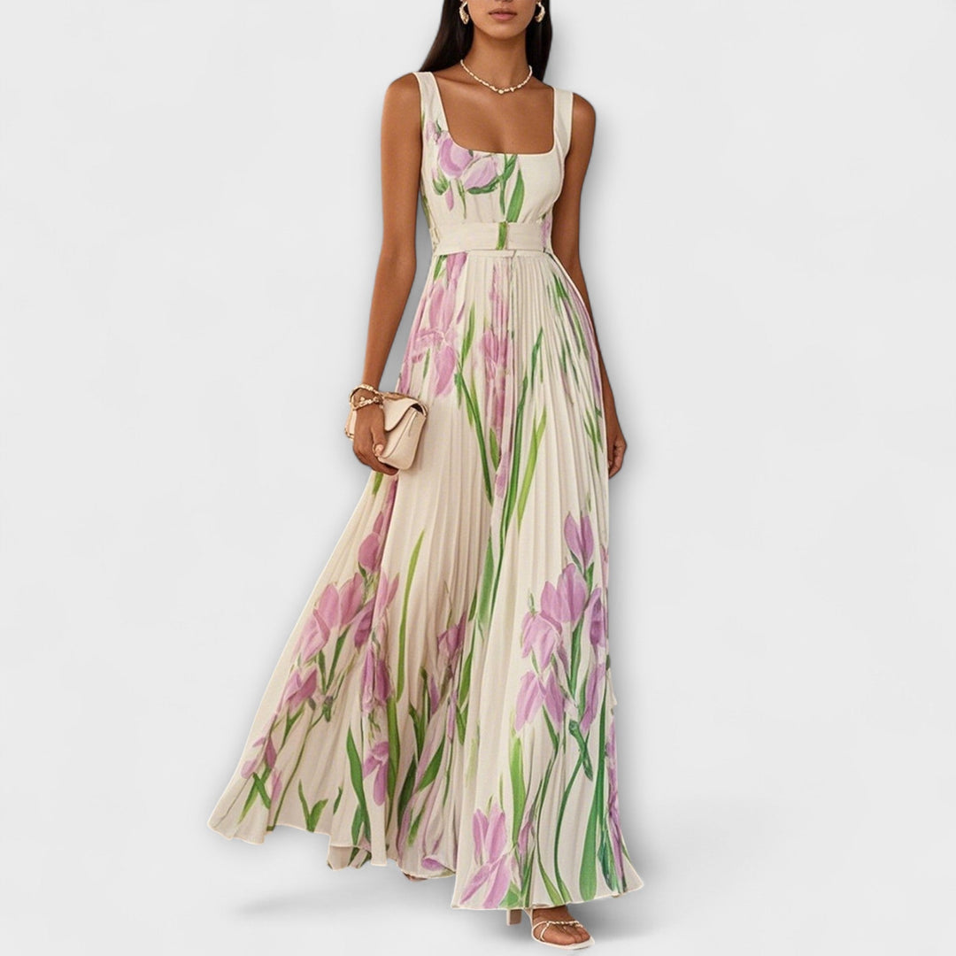 Tressa - Stylish Sleeveless Floral Dress