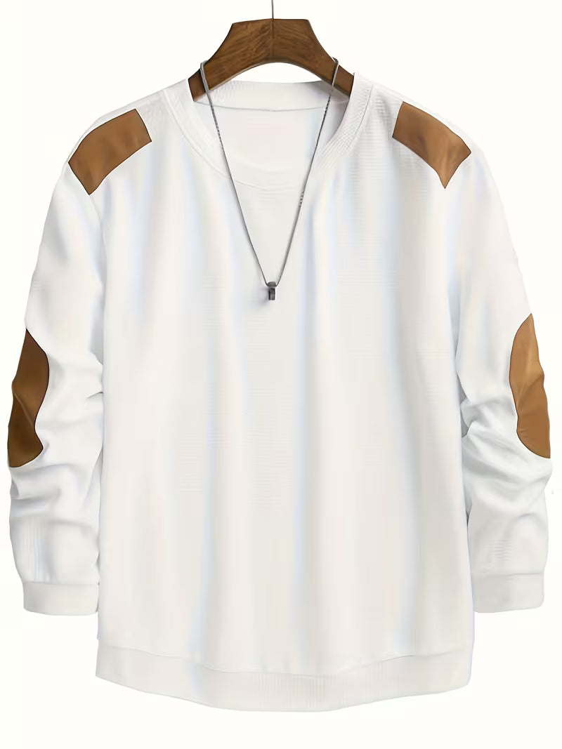 Apexcore - Casual Waffle Knit Sweatshirt