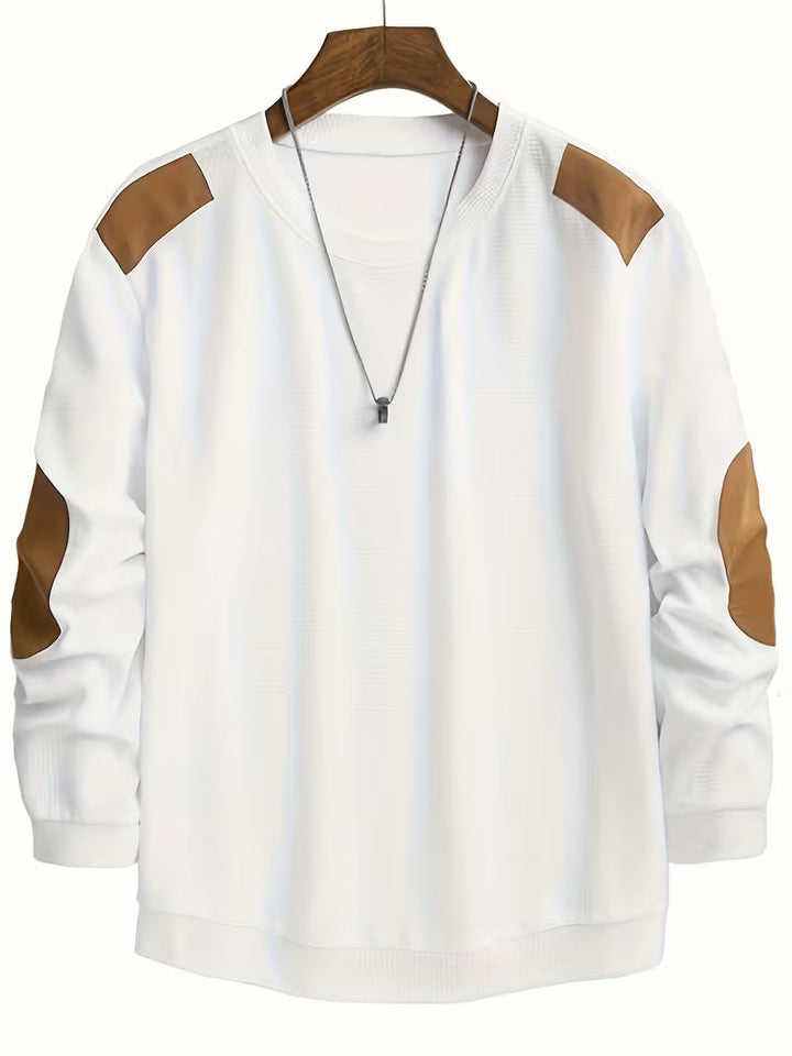 Apexcore - Casual Waffle Knit Sweatshirt