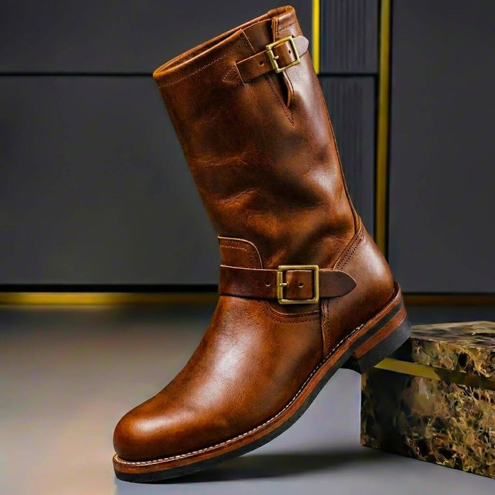 Rosea - Vintage Leather Ankle Boots