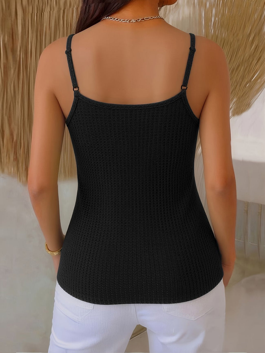 Zorja - Sleeveless Zip Neck Top