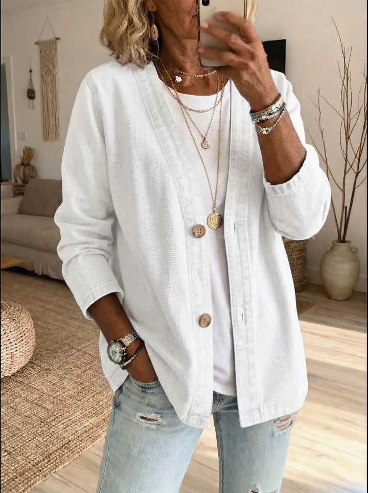 Helama - Casual Lightweight Denim Jacket