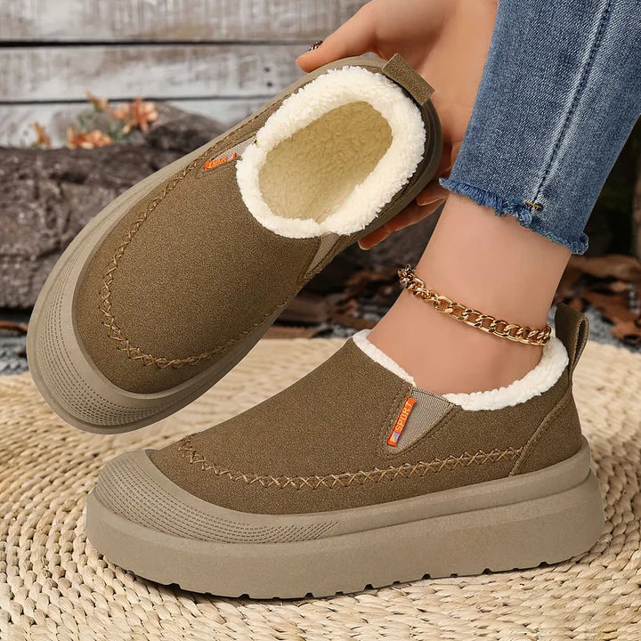 Sunnira - Elegant Shoes With Faux Fur Lining