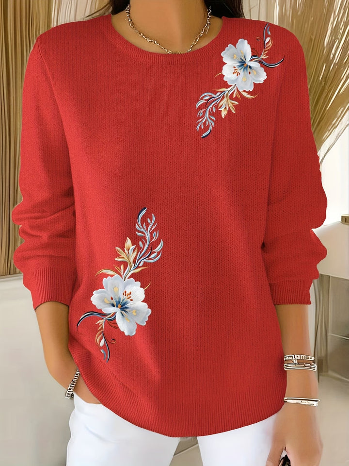 Adelurella - Elegant Long Sleeve Sweater