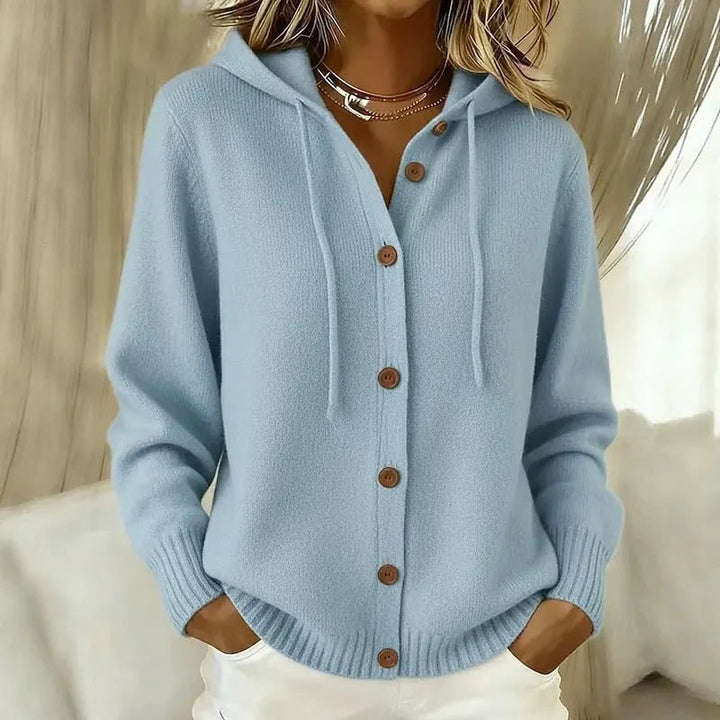 Laviiea - Cozy Hooded Cardigan